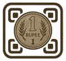 One Rupee QR